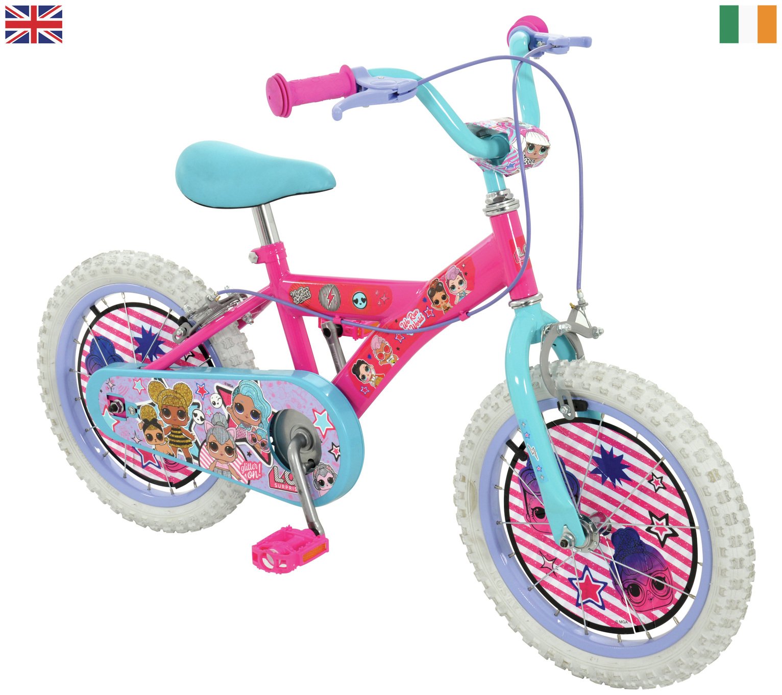 LOL Surprise 16 inch Wheel Size Kids Beginner Bike