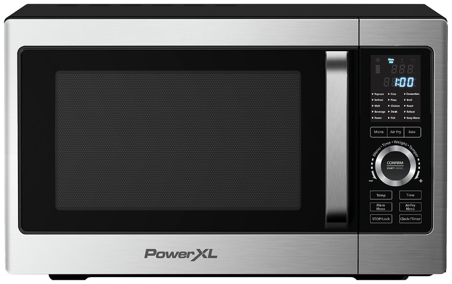 Power XL 900W Microwave Air Fryer 01556 - Black