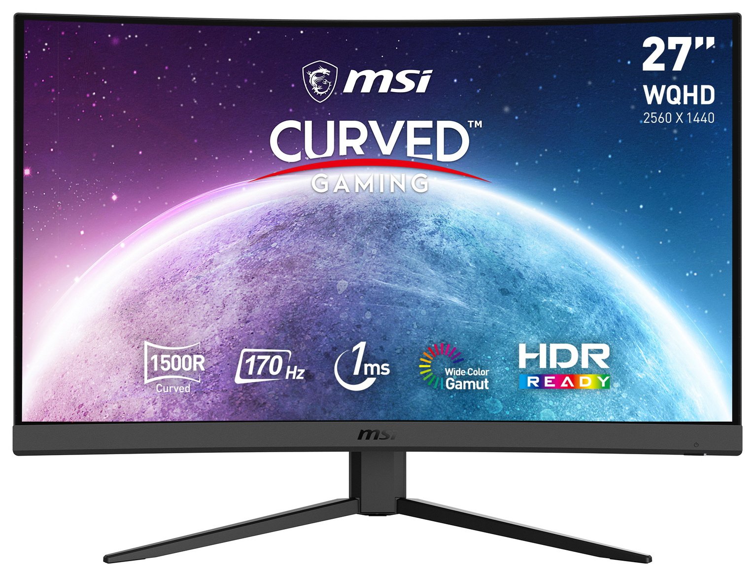 MSI G27CQ4 E2 27 Inch 170Hz WQHD Gaming Monitor