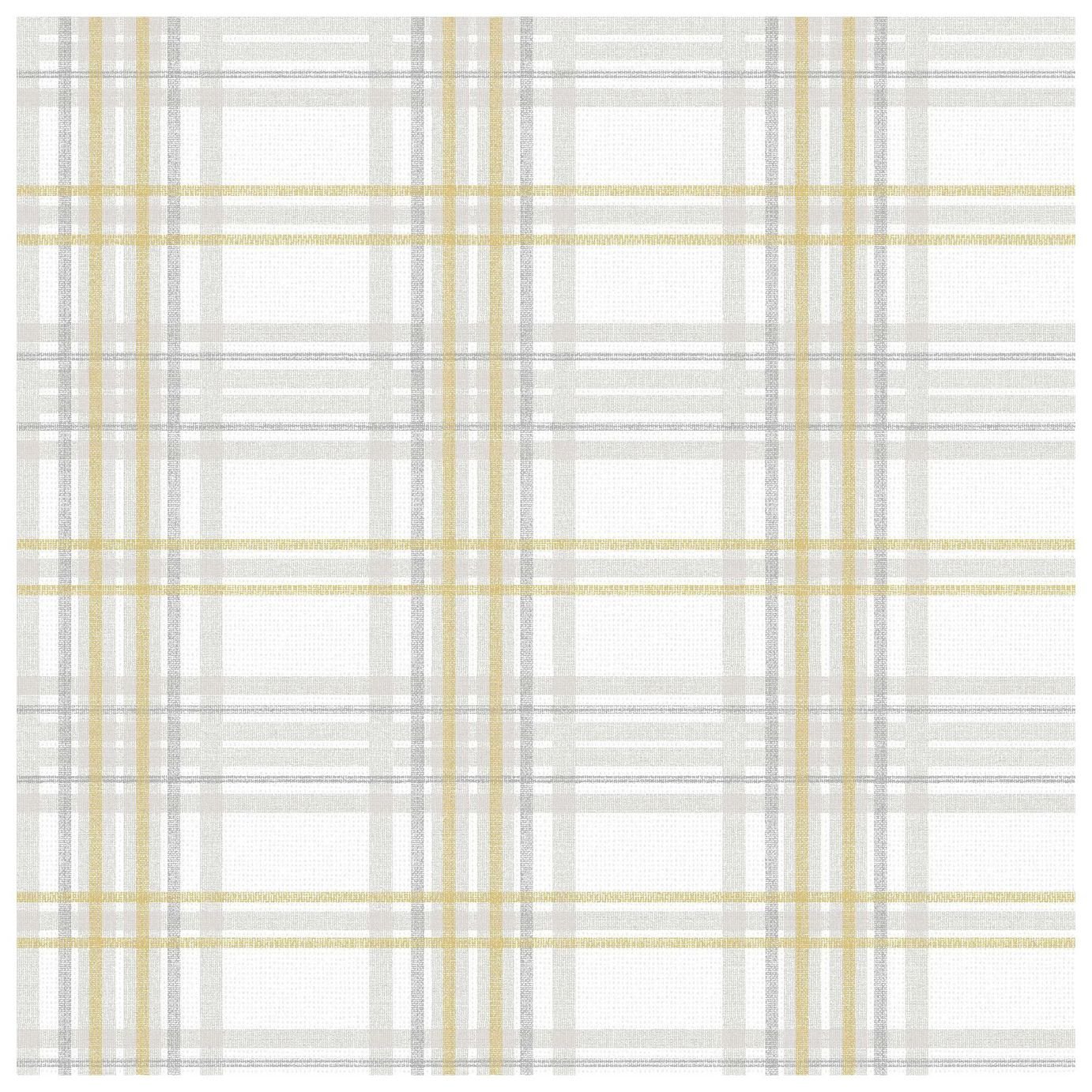 Superfresco Easy Country Tartan Yellow Wallpaper