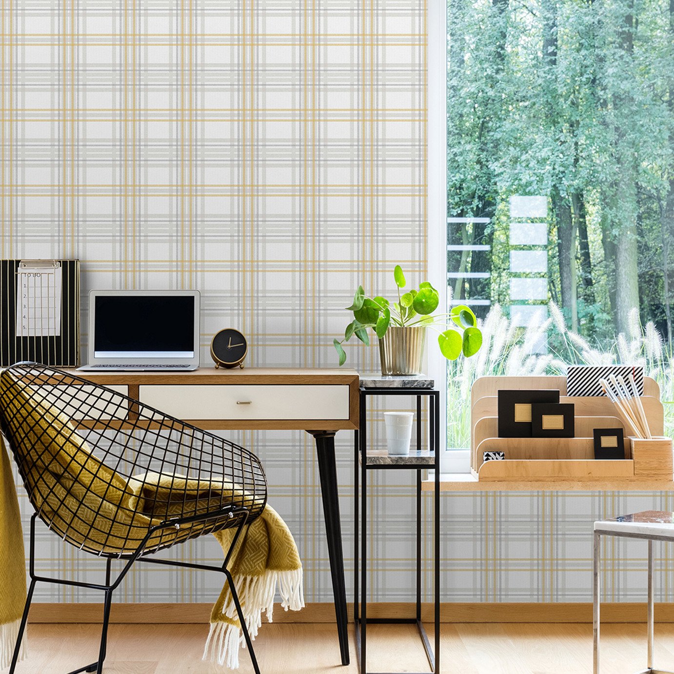 Superfresco Easy Country Tartan Yellow Wallpaper Review