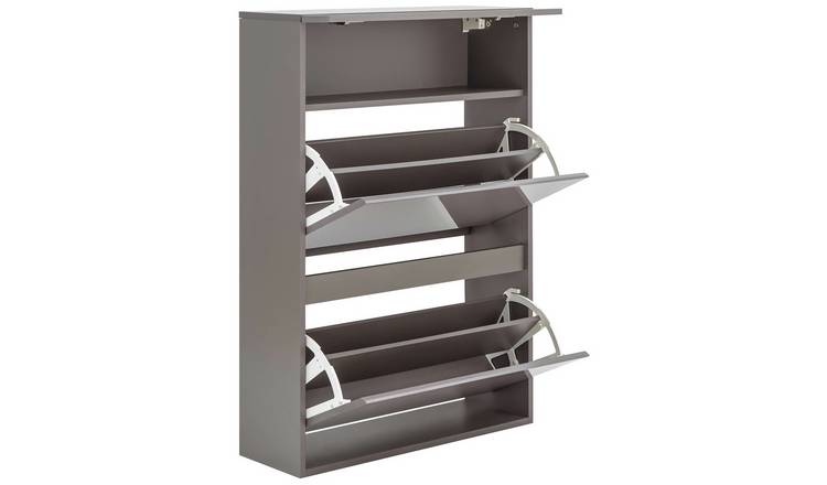 Buy GFW Galicia 2 Shelf With LED Light Shoe Storage Grey Argos