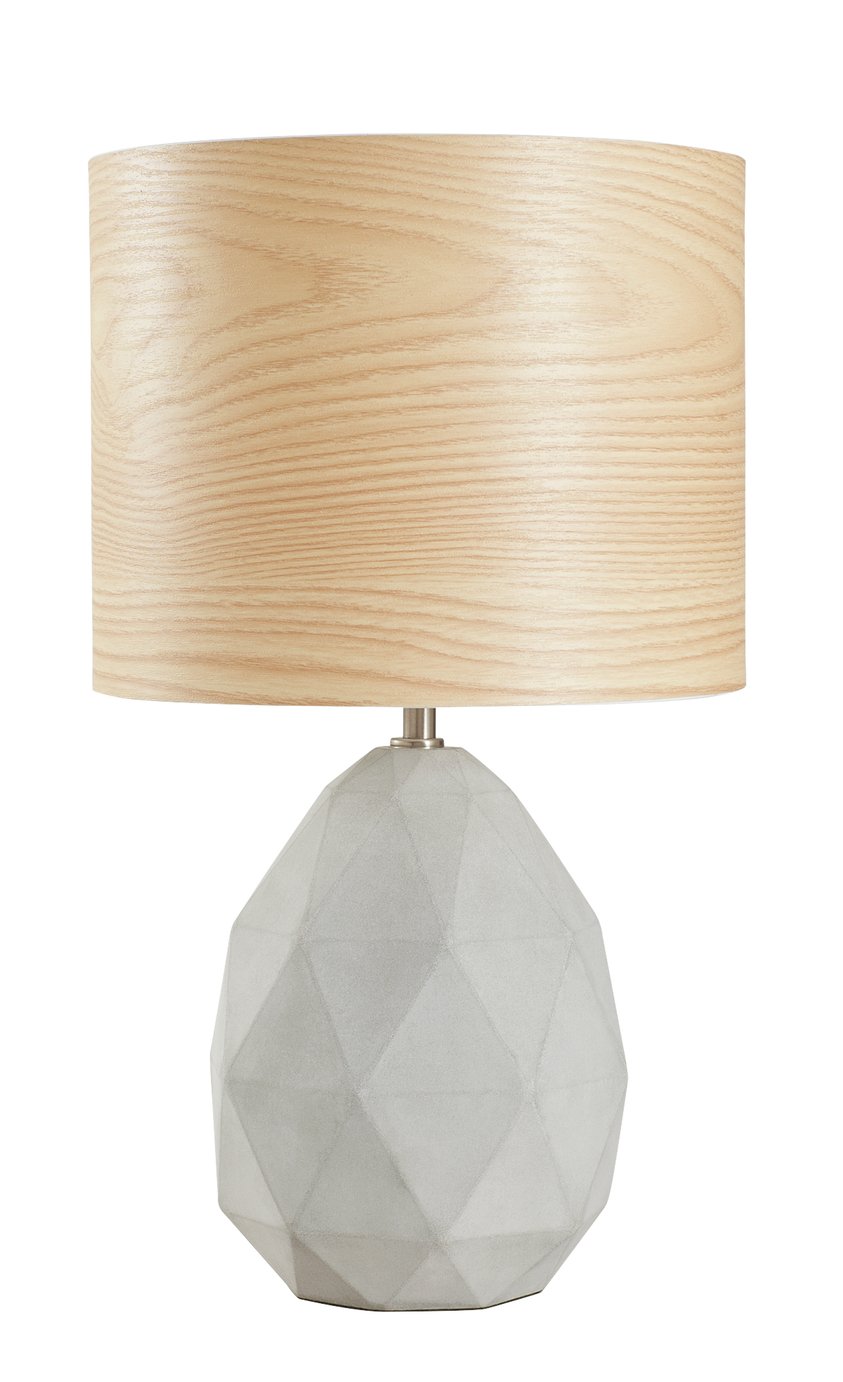 Argos Home Skandi Concrete Lamp Veneer Shade Review