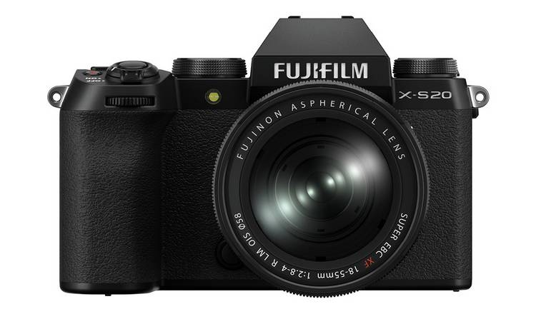 Fujifilm X-S20+XF Mirrorless Camera with 18-55mm - Black