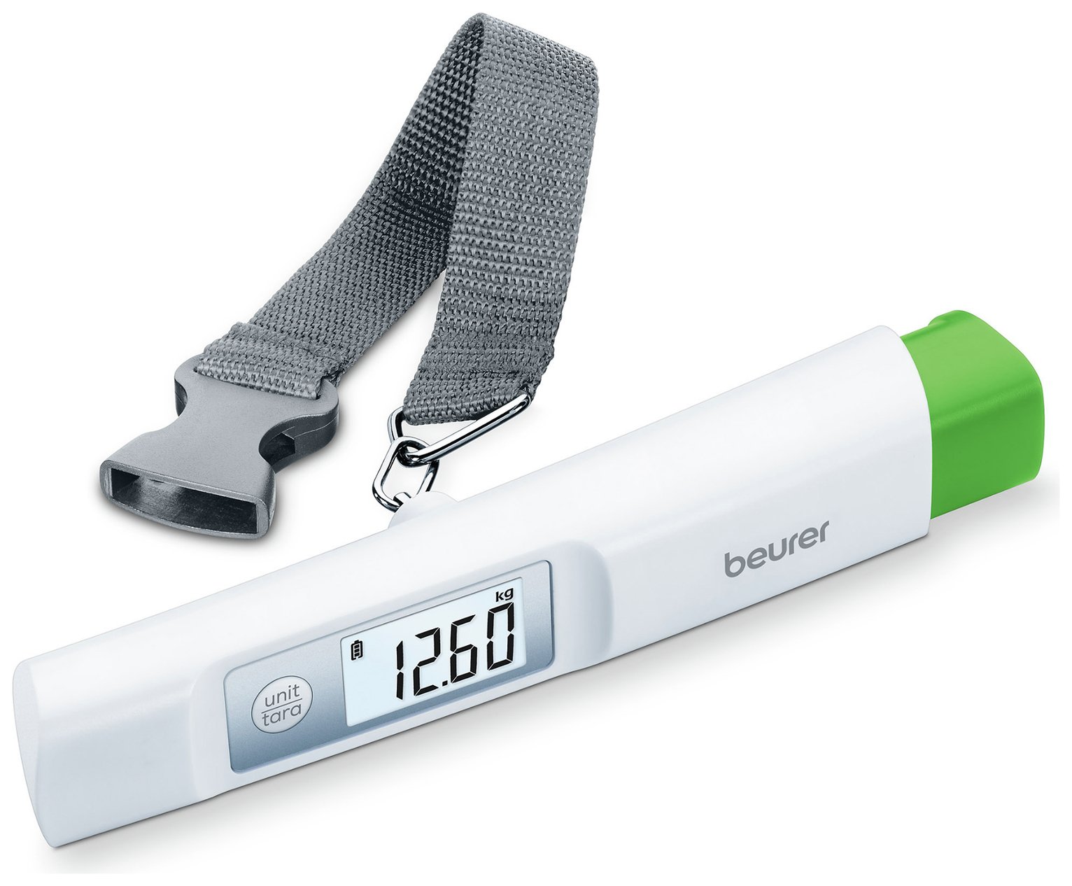 Beurer LS Dynamo Power Luggage Scale - White