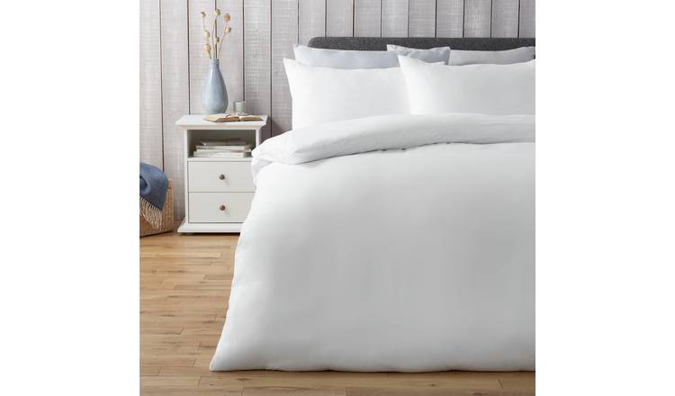 White duvet on sale set double