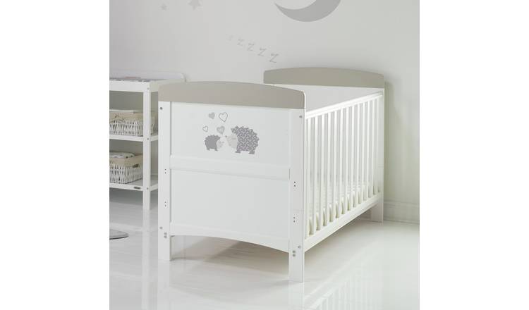 Buy Obaby Hedgehog Cot Bed and Fibre Mattress Grey Cots and cot beds Argos