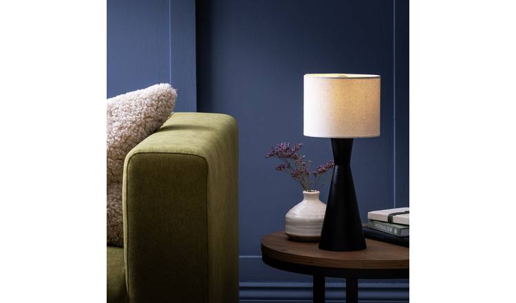 Argos black sale table lamp