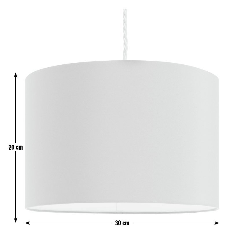 Buy Argos Home Light Blue Easy Fit Drum Lampshade - 30cm | Lamp Shades ...