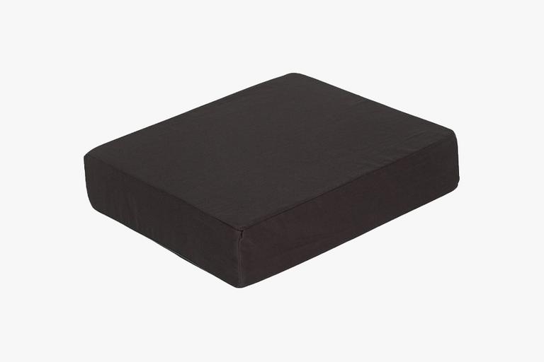 Black cushion.