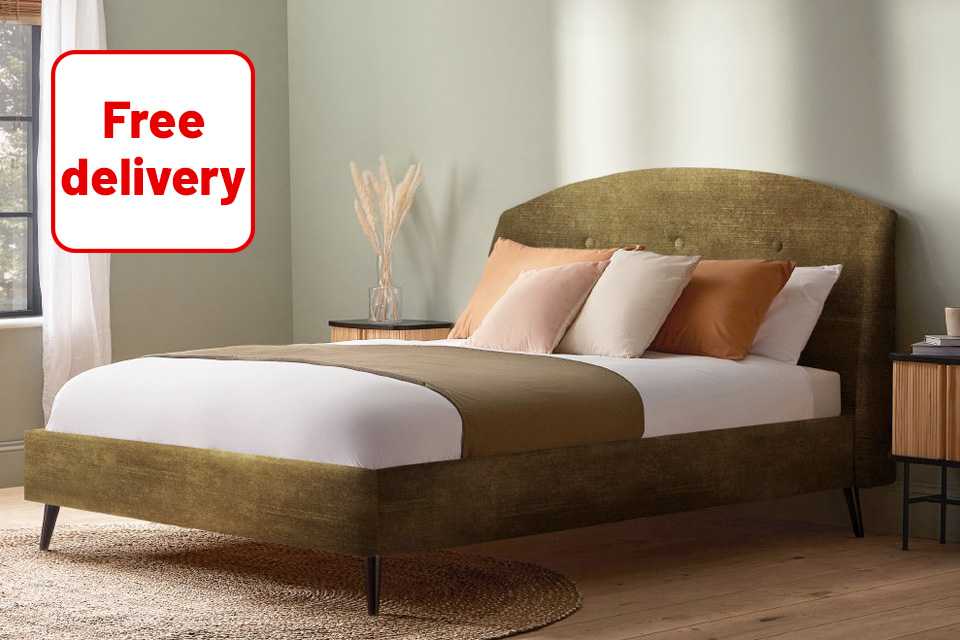 Free delivery on selected beds and mattresses.