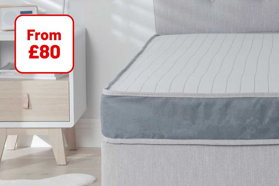 Mattresses from £80.