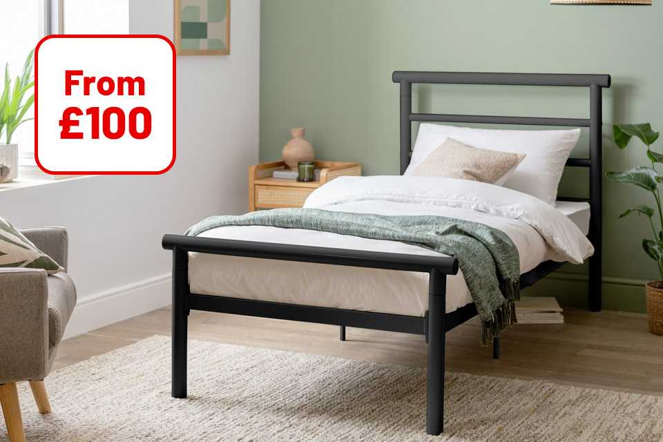 Bed frames from £100.