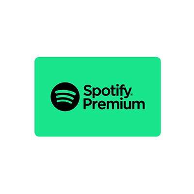 Spotify Premium gift card.