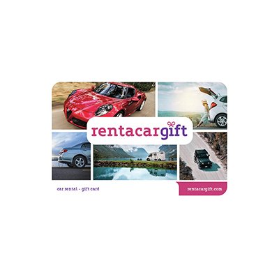 RentacarGift gift card.