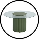 Coffee tables.