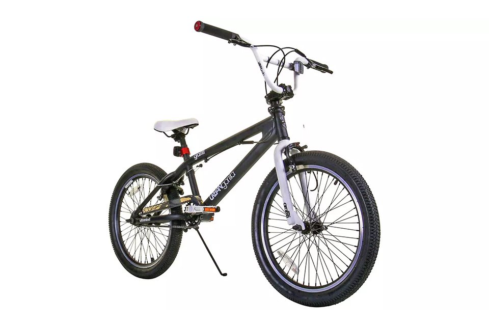 An Urban Gorilla 20 inch wheel size Graffiti BMX bike.