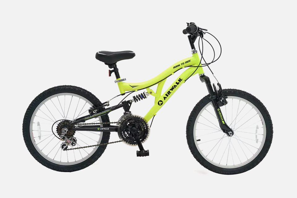 An Airwalk 20 inch wheel size kids' mountain bike.