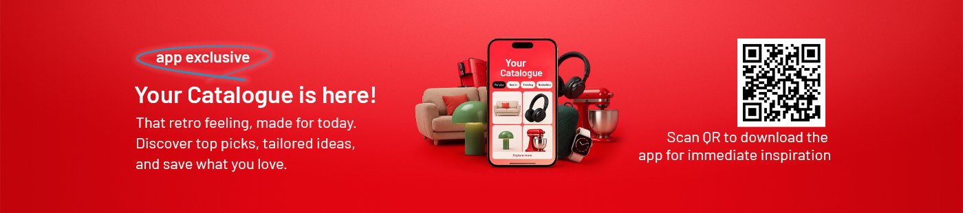 Your catalogue is here! That free feeling, made for today. Discover top picks, tailored ideas, and save what you love. Scan QR to download the app for immediate inspiration.