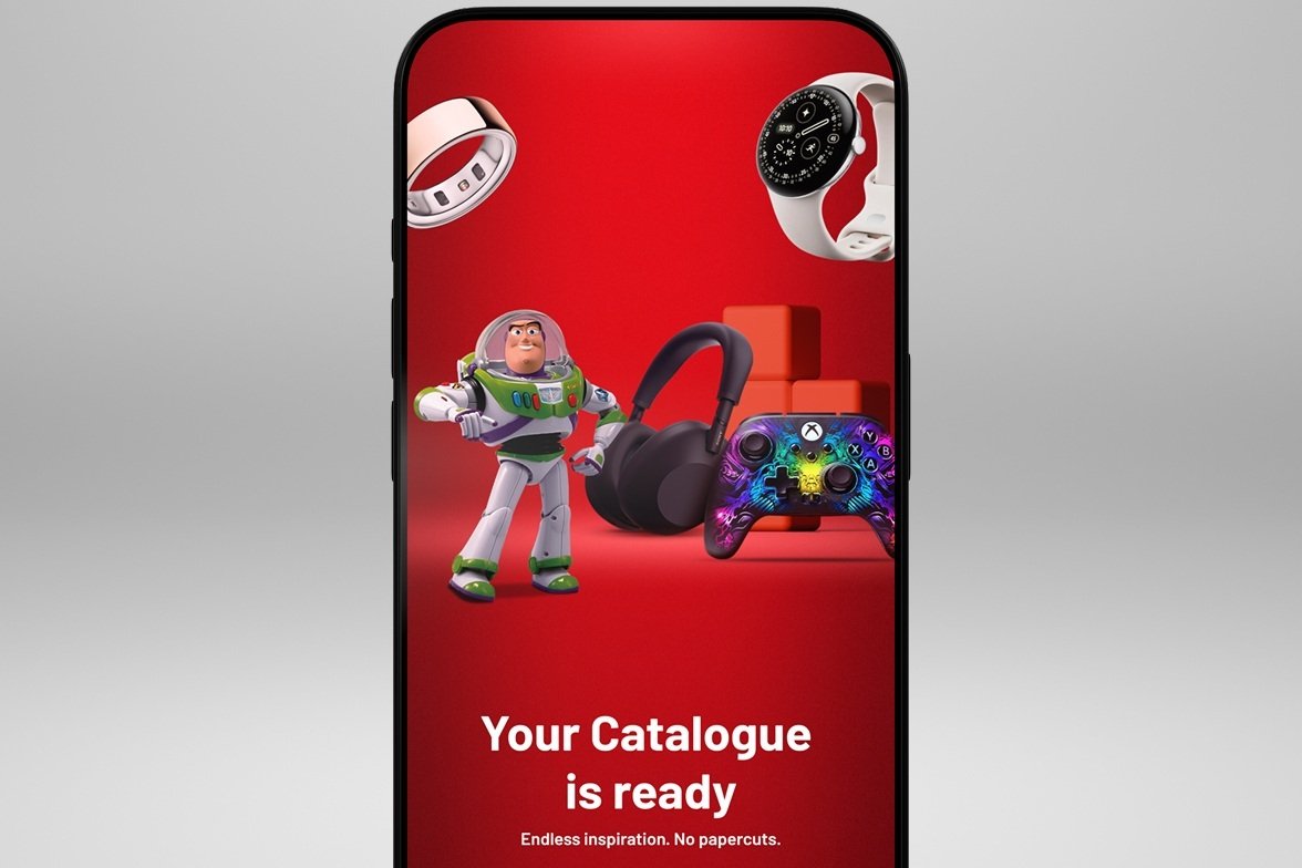A phone with the Argos App open.