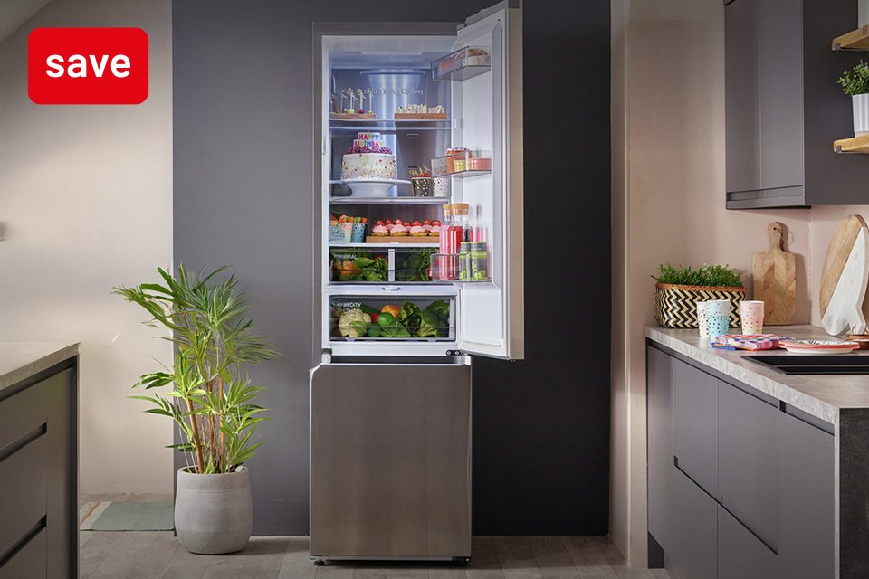 Save up to £100 on selected Samsung refrigeration and laundry appliances with codes DROP75 or DROP100.