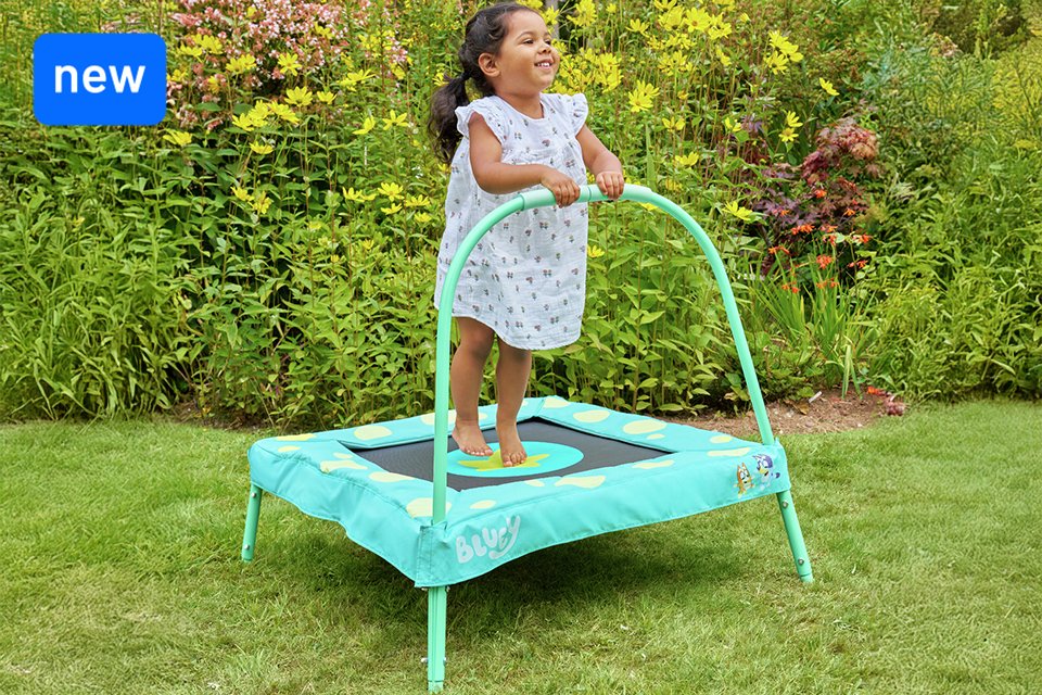 New in! Explore newness from trampolines to paddling pools!