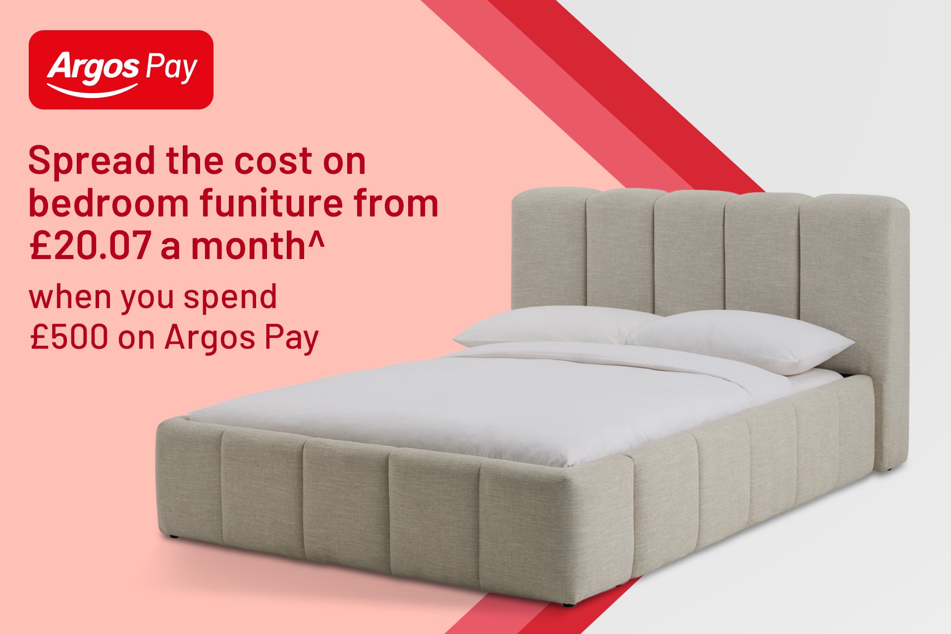 With Argos Pay, it's possible.