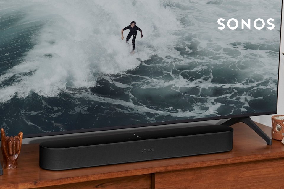 Sonos. The compact smart soundbar, enrich your entertainment experience.