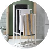 Towel rings and rails.