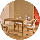 Kitchen and dining.