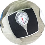 Mechanical scales.
