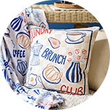 Shop new cushions.