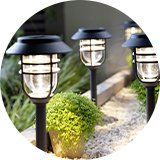 Outdoor lighting.