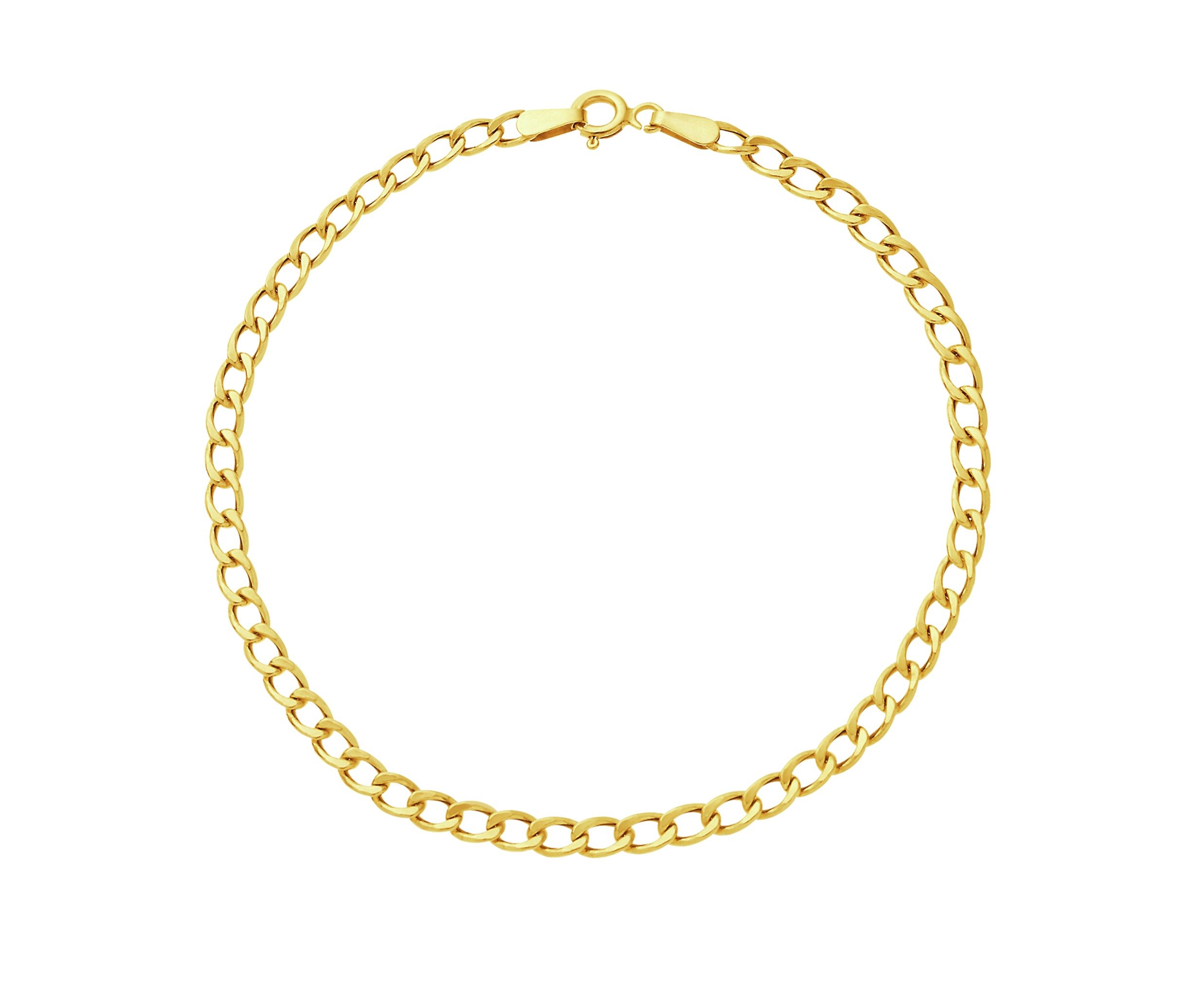 Revere 9ct Yellow Gold Hollow Curb Bracelet Review