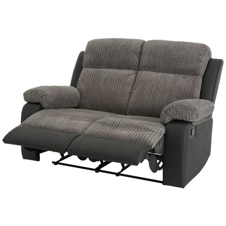 Argos Home Bradley 2 & 3 Seater Recliner Sofa - Charcoal 0