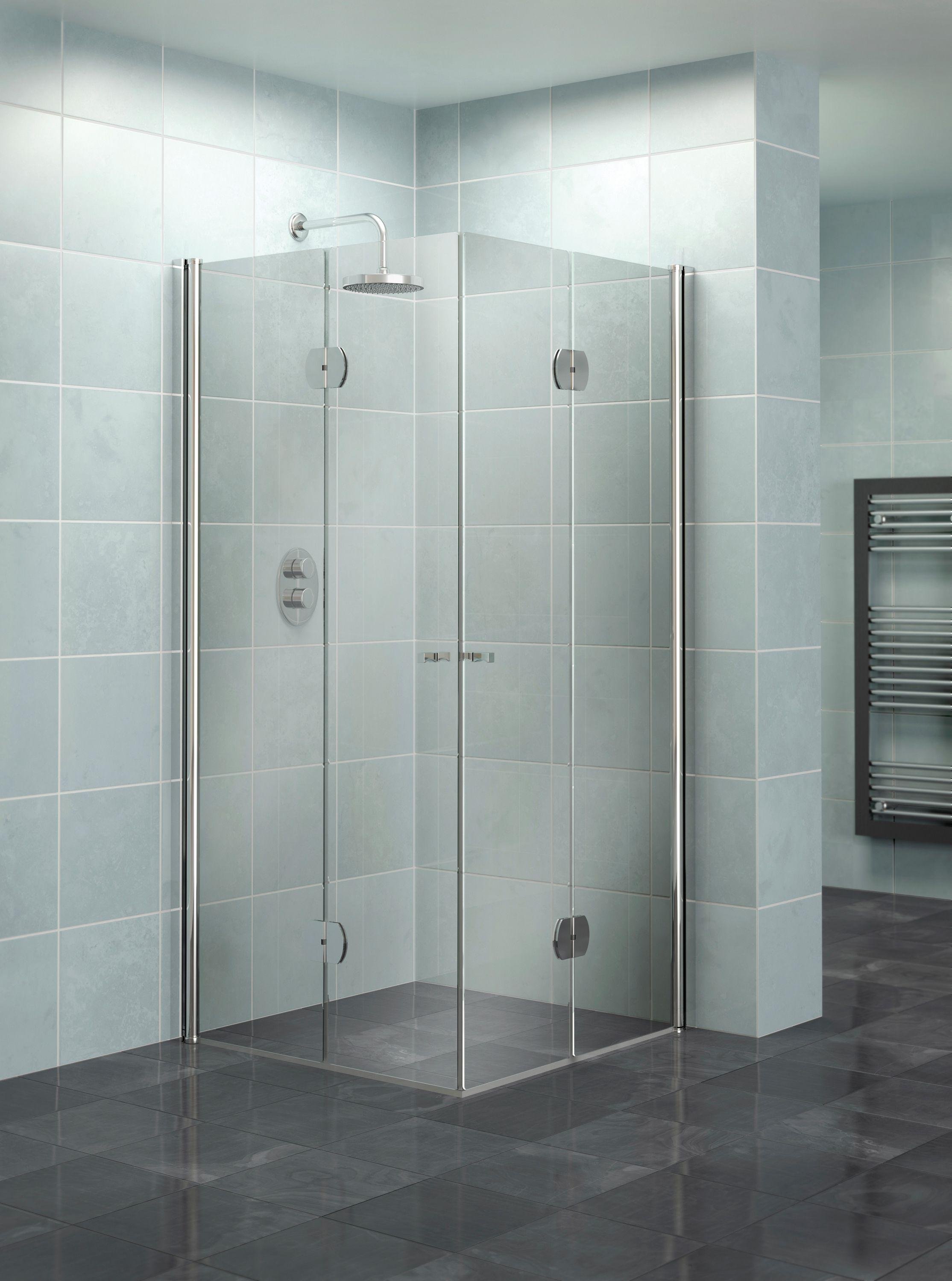 Lavari 900mm Full Access Folding Shower Enclosure