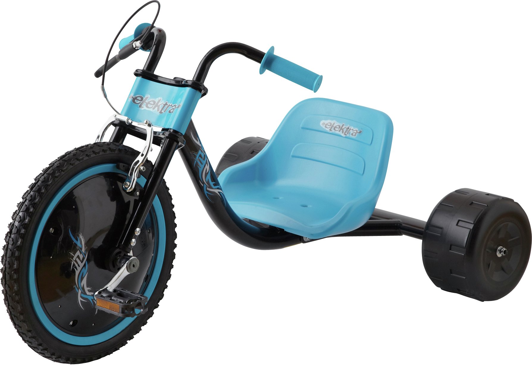 Elektra Flashing Hog Ride On - Blue