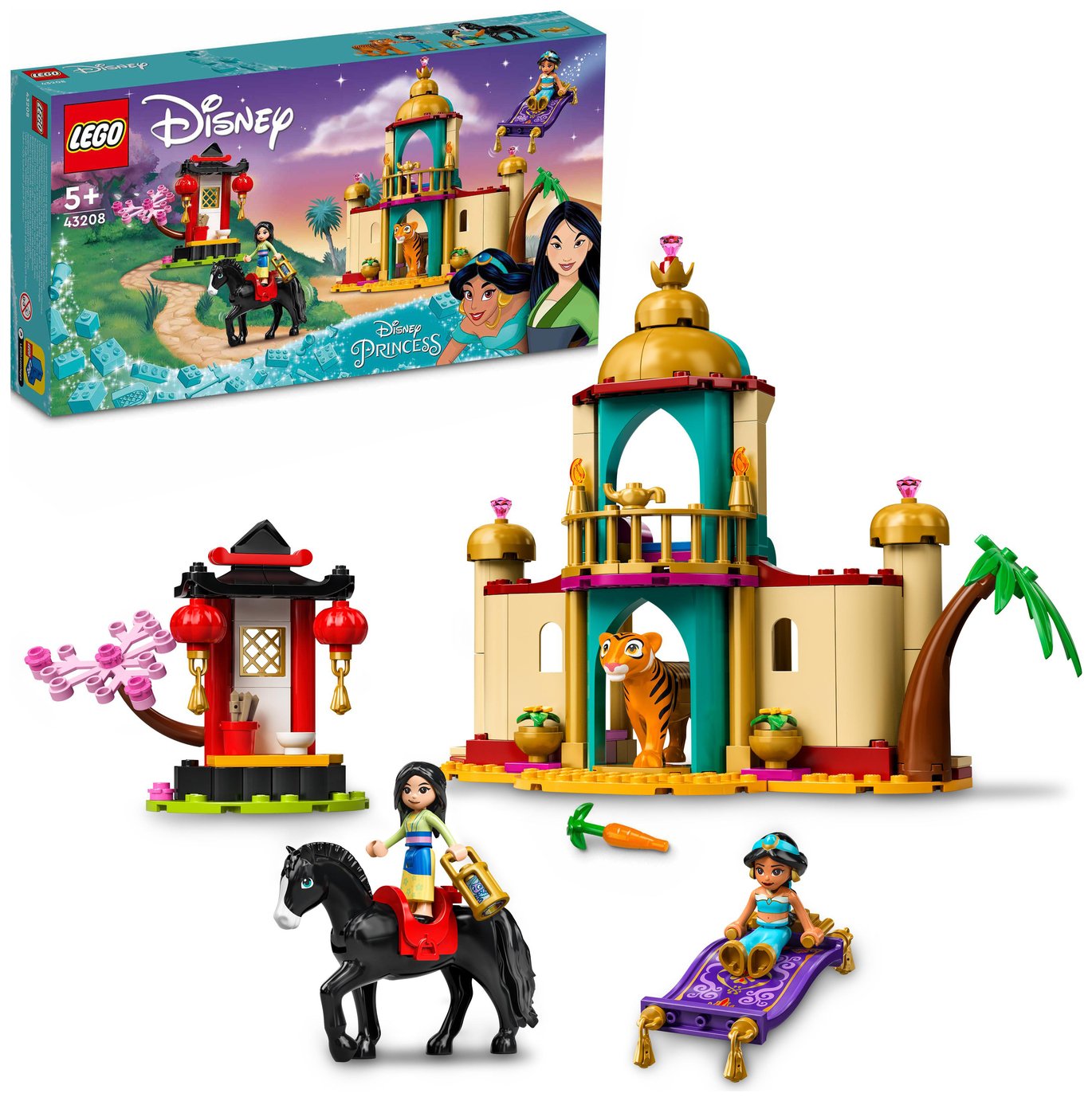 LEGO Disney Princess Jasmine and Mulan's Adventure Set 43208