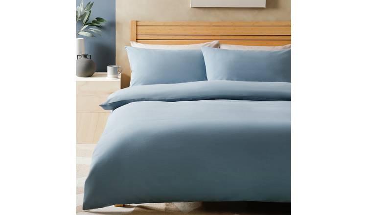 Habitat Cotton Rich 180 TC Denim Bedding Set - Double