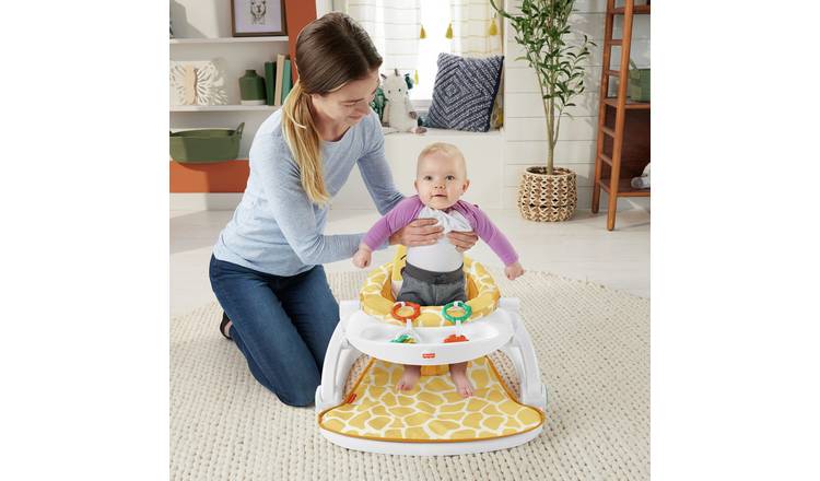 Buy Fisher Price Giraffe Sit Me Up Floor Seat with Tray Booster