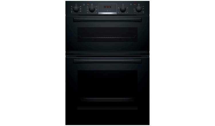 Buy Bosch MBS533BB0B 90cm Built In Double Electric Oven Black Built
