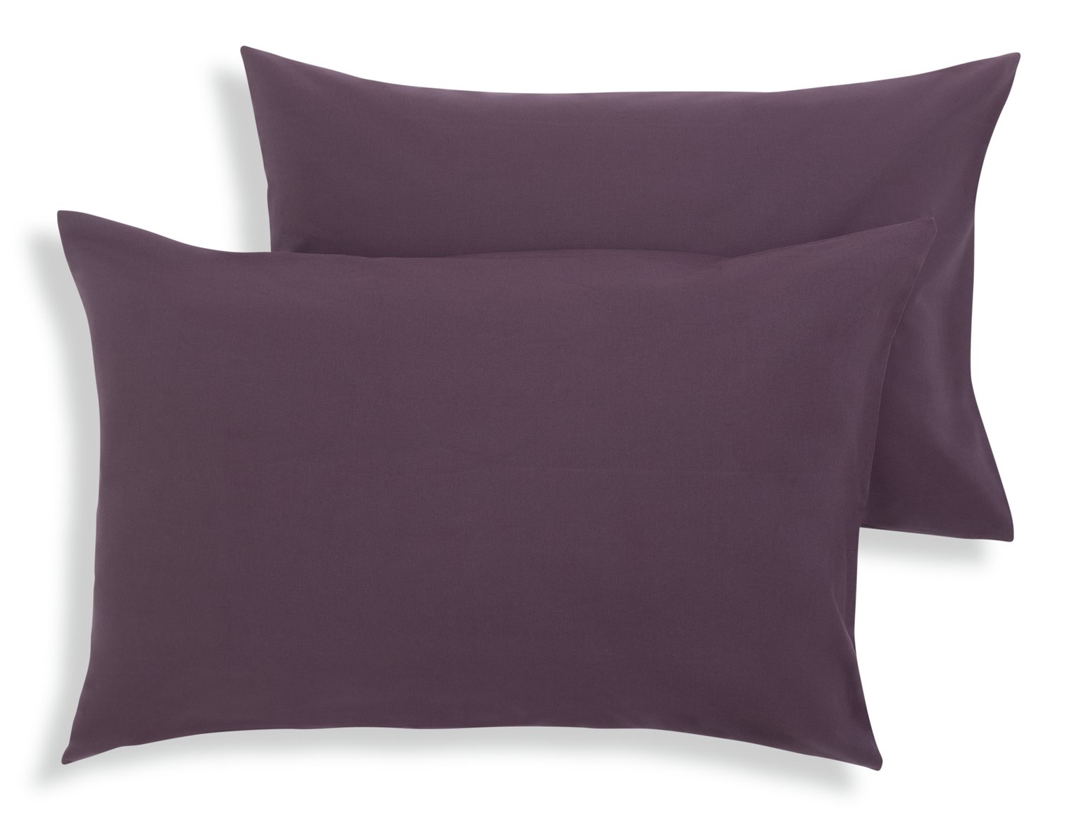 Habitat Cotton Rich 180 TC Standard Pillowcase Pair - Grape