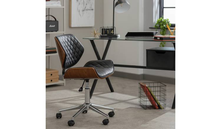 Habitat boutique faux leather shop office chair