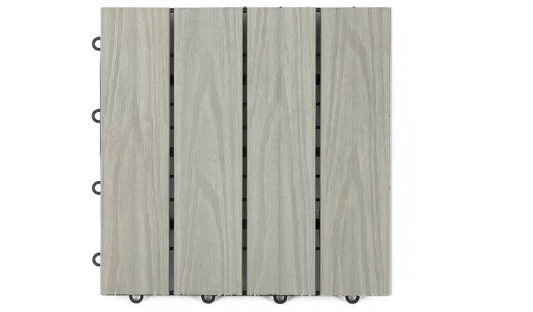Workpro Decking Tiles  4 Pieces - Grey