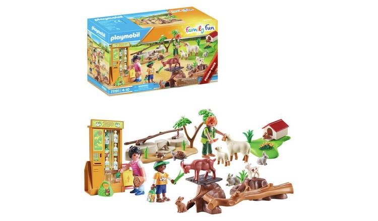 Playmobil children's petting clearance zoo