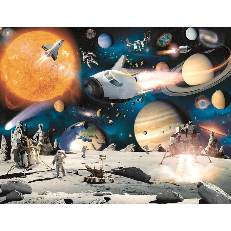 Walltastic Space Adventure Kids Wall Mural 0