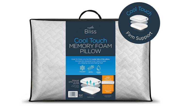 Buy Snuggledown Bliss Cool Touch Memory Foam Firm Pillow Pillows Argos