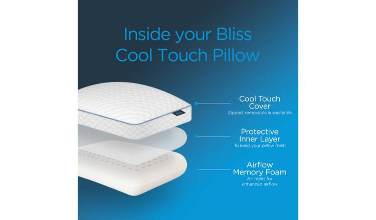 Buy Snuggledown Bliss Cotton Touch Memory Foam Firm Pillow, Pillows