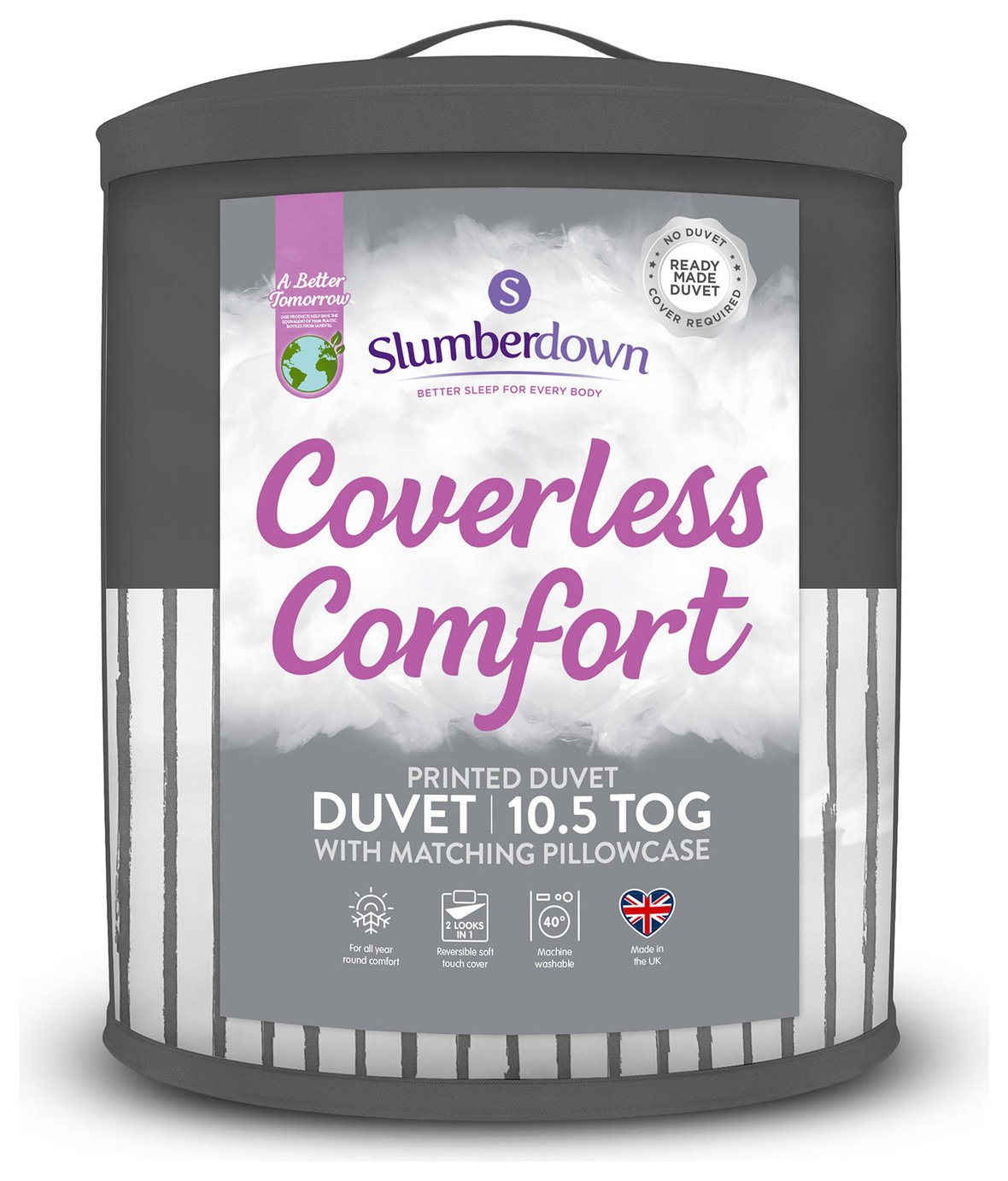 Slumberdown Coverless Comfort 10.5 Tog Duvet - Single