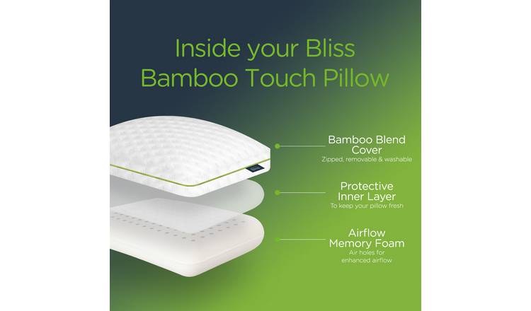 Snuggledown memory hot sale microfibre pillow